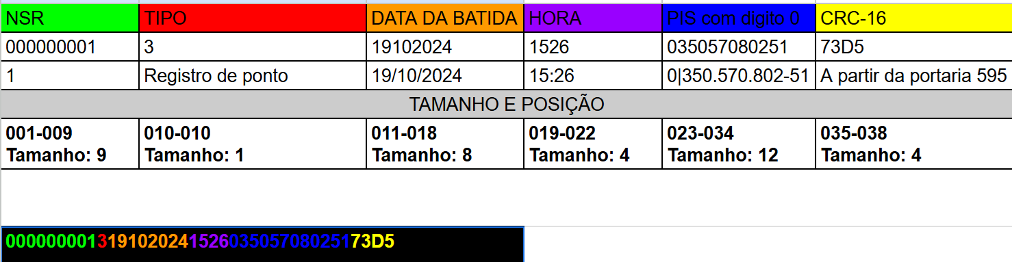 Exemplo de arquivo 595